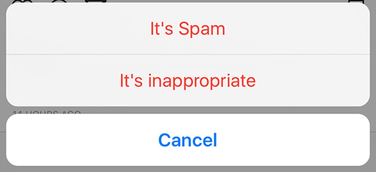 content rapporteren shadowban op instagram