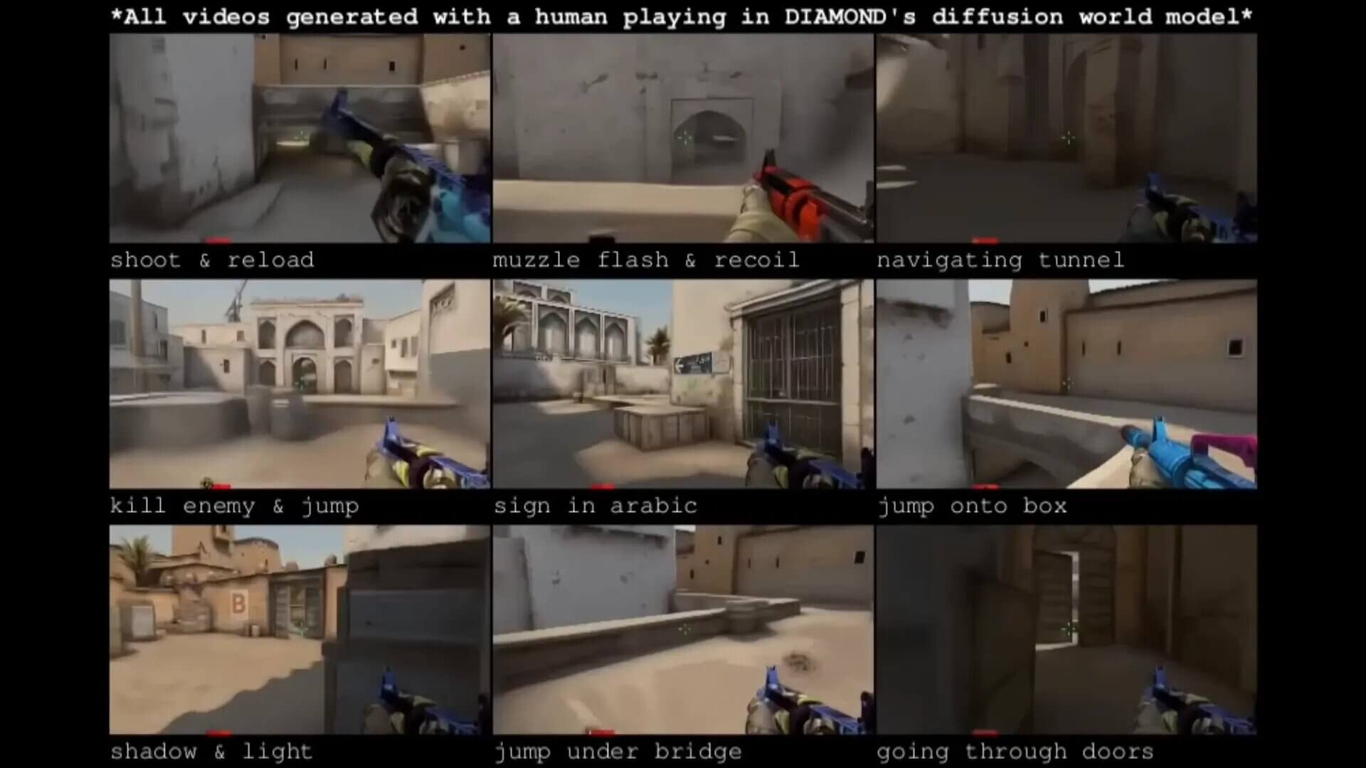 Speelbare Counter Strike simulatie door Diamond