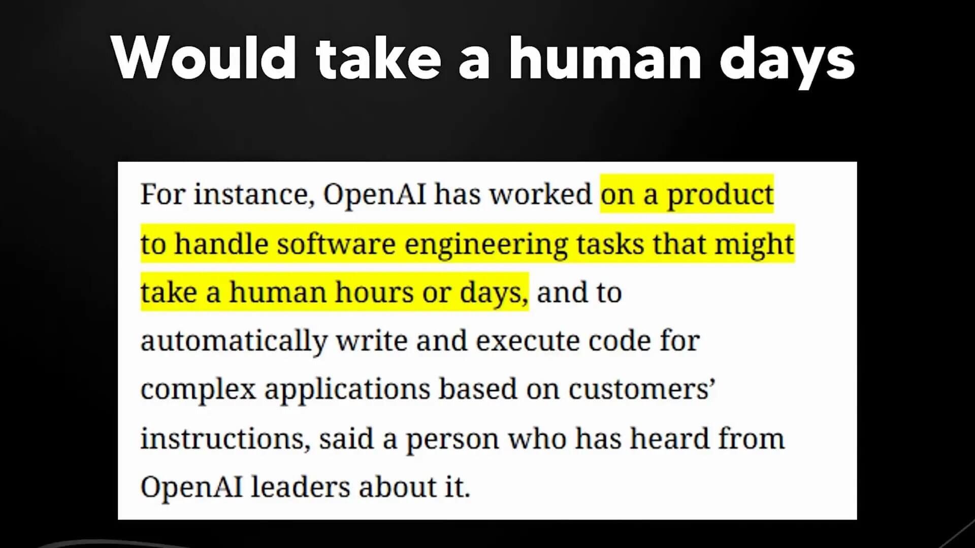 OpenAI's agent software ontwikkeling