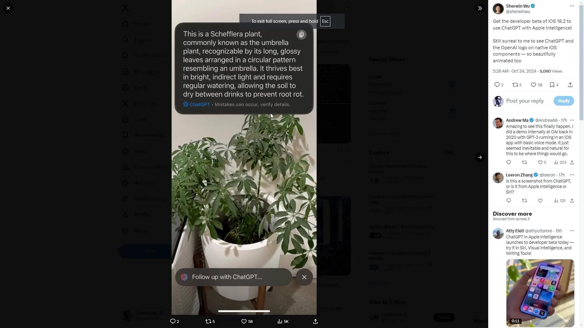 Siri met ChatGPT integratie