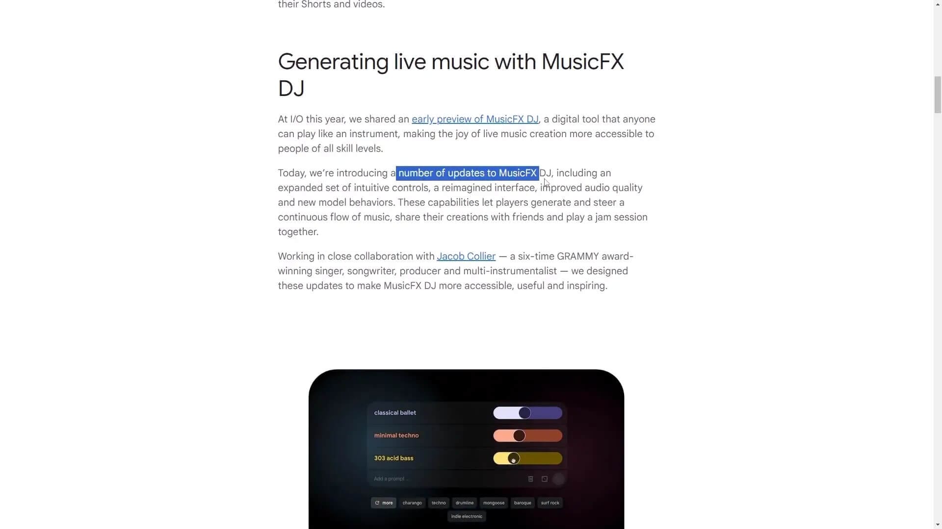 Google Music Effects DJ
