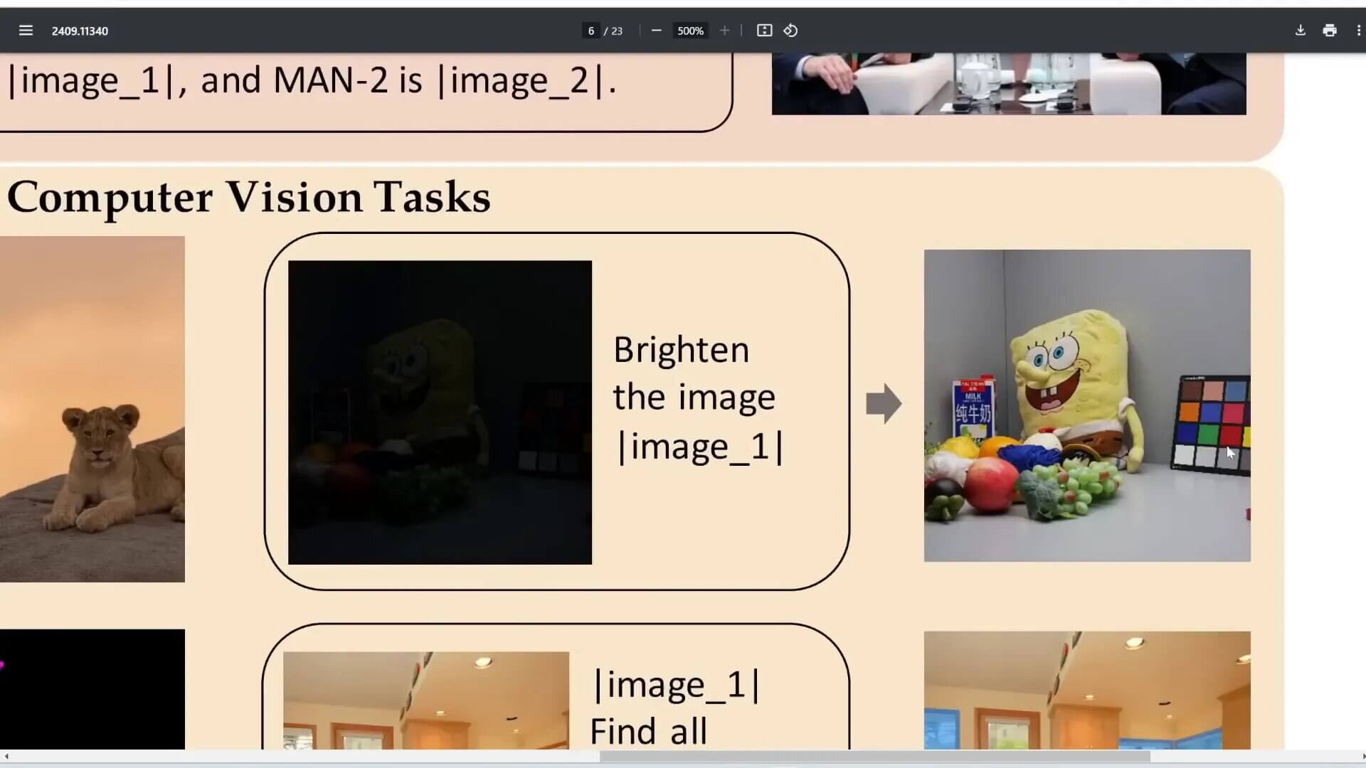 Voorbeeld van contextuele aanpassing